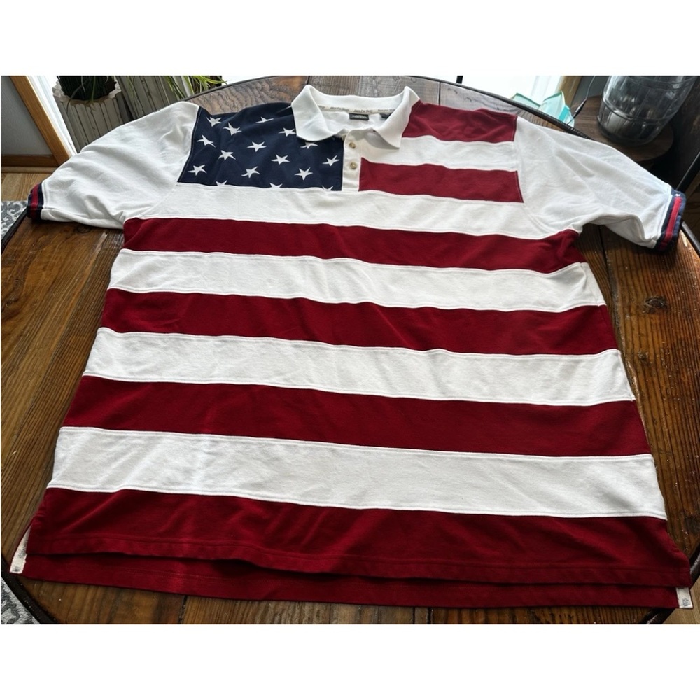 Bass Pro Shops/Redhead Men’s 5XL American Flag Polo Shirt